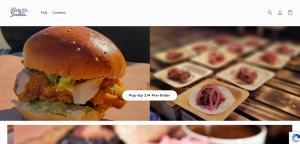 Custom Shopify pick-up time selector developed by a Shopify Customization Expert for a restaurant website.